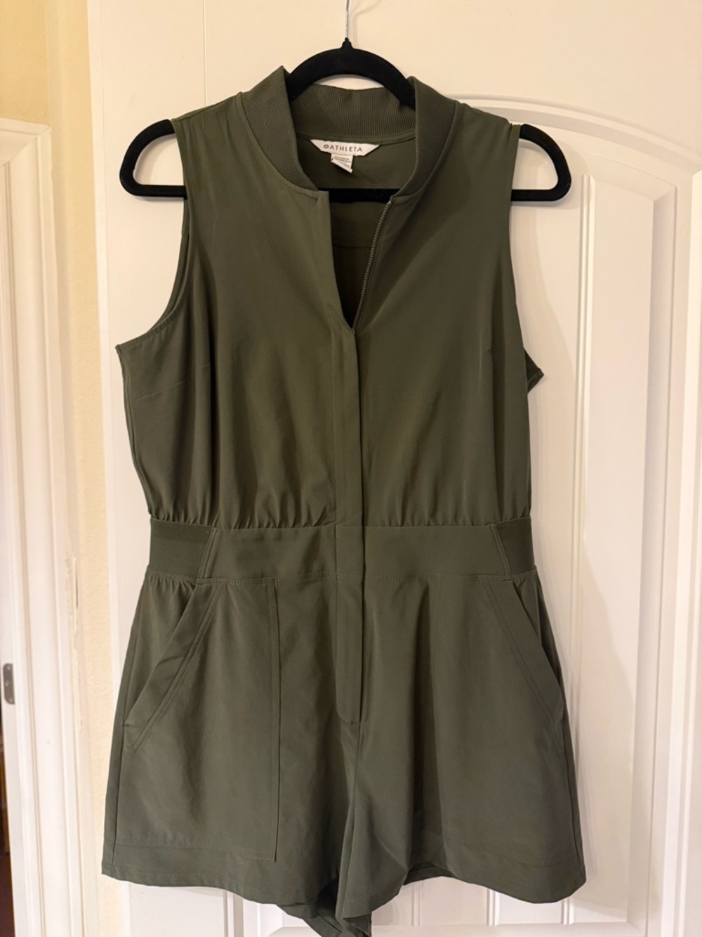 Athlete Brooklyn Olive Green Utility Romper